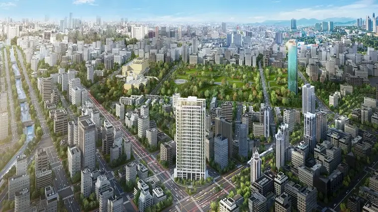 台中大通大美都更案台中示意圖