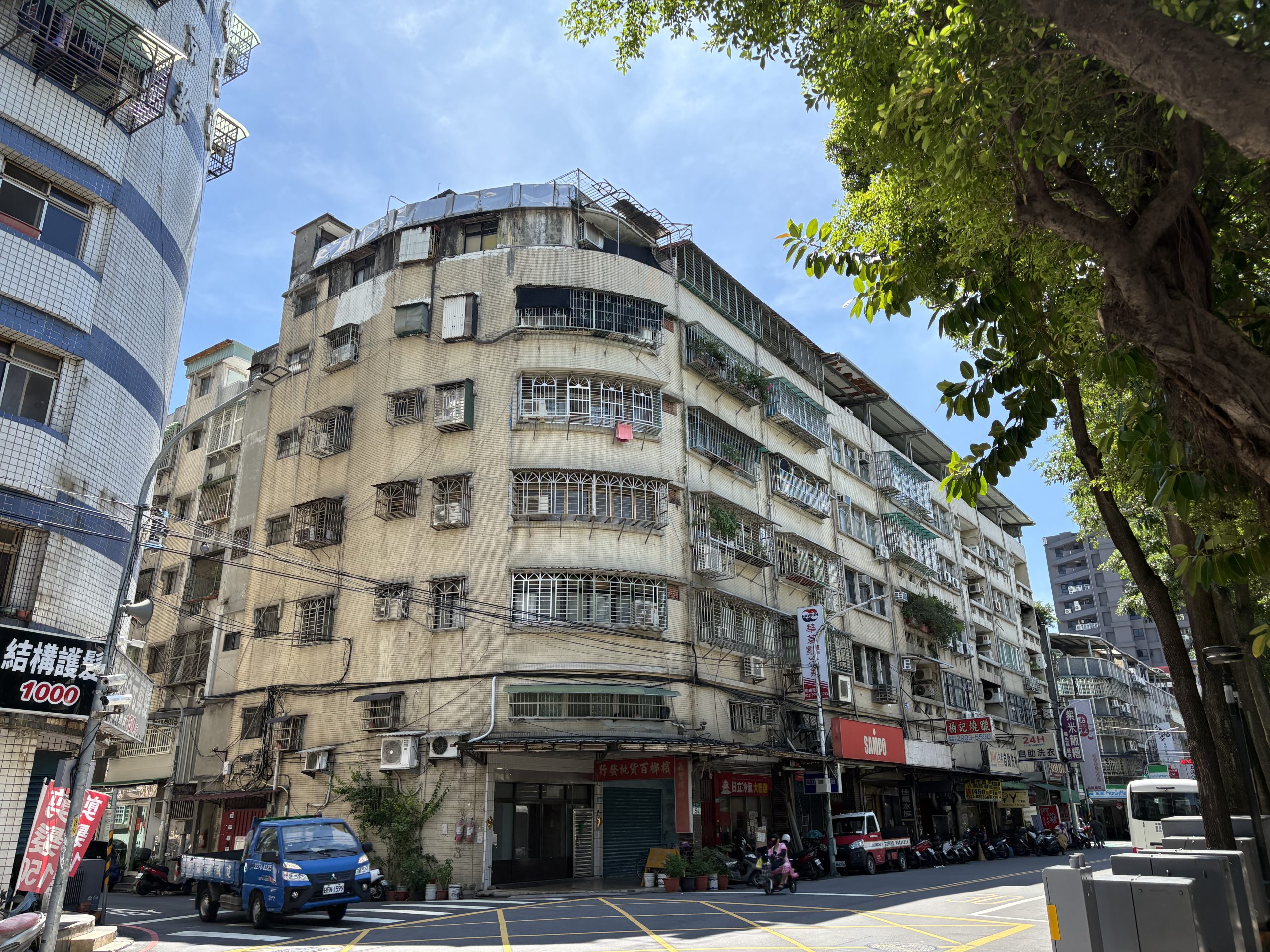 新莊福樂街建築物外觀