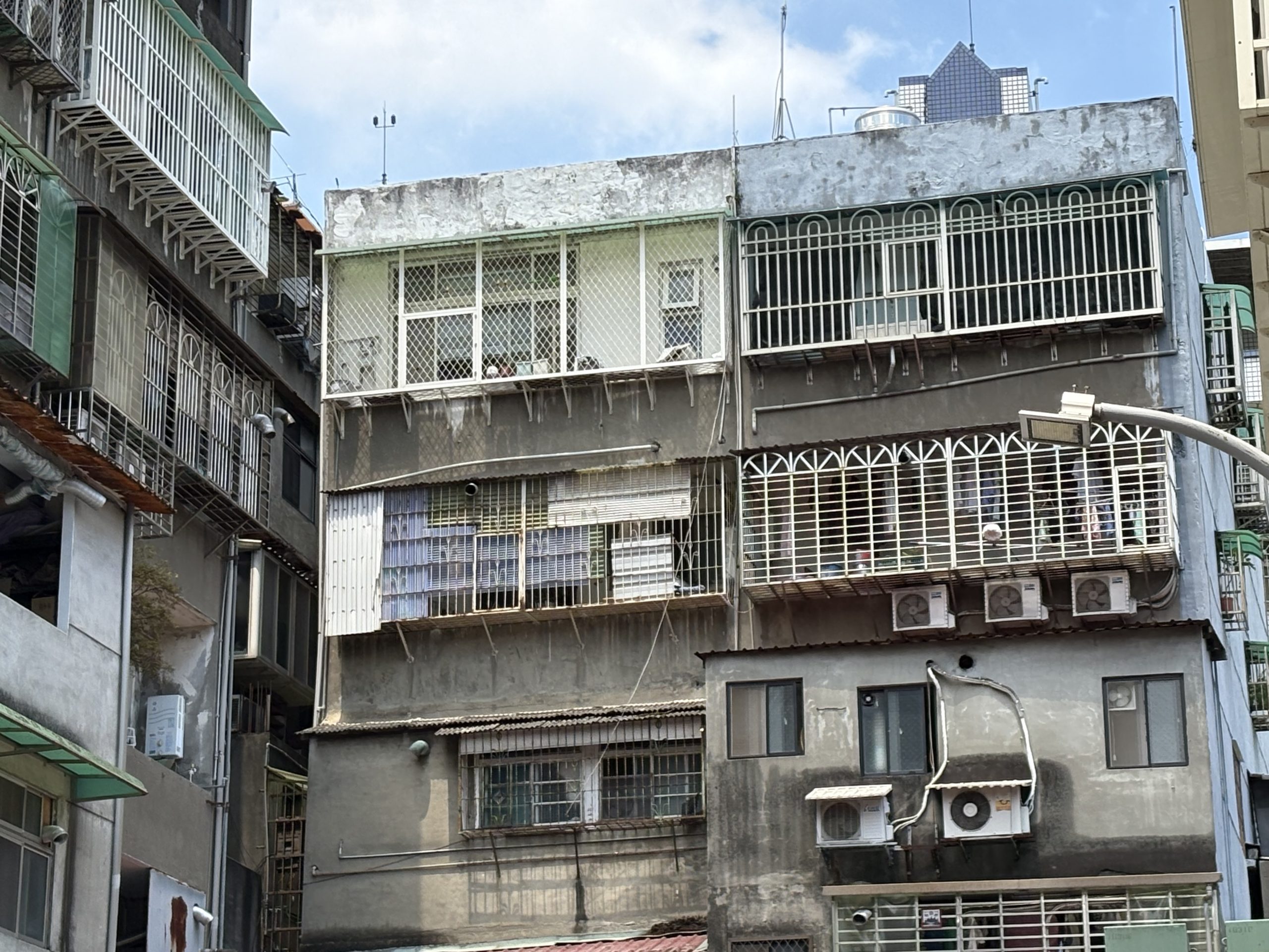 新莊福樂街建築物外觀